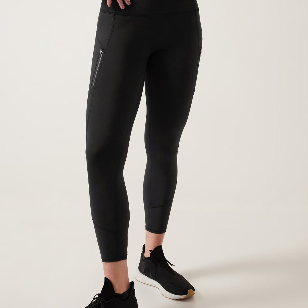 Athleta rainier brushed 7/8 leggings